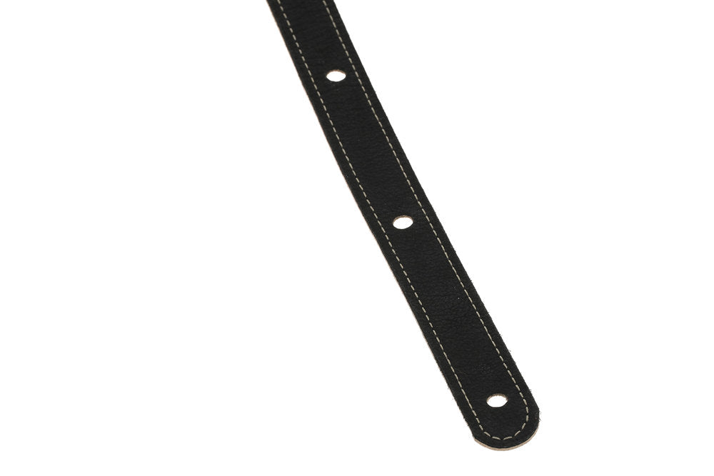 GEWA Regular 70 Gitarrengurt aus Leder, Satin Black