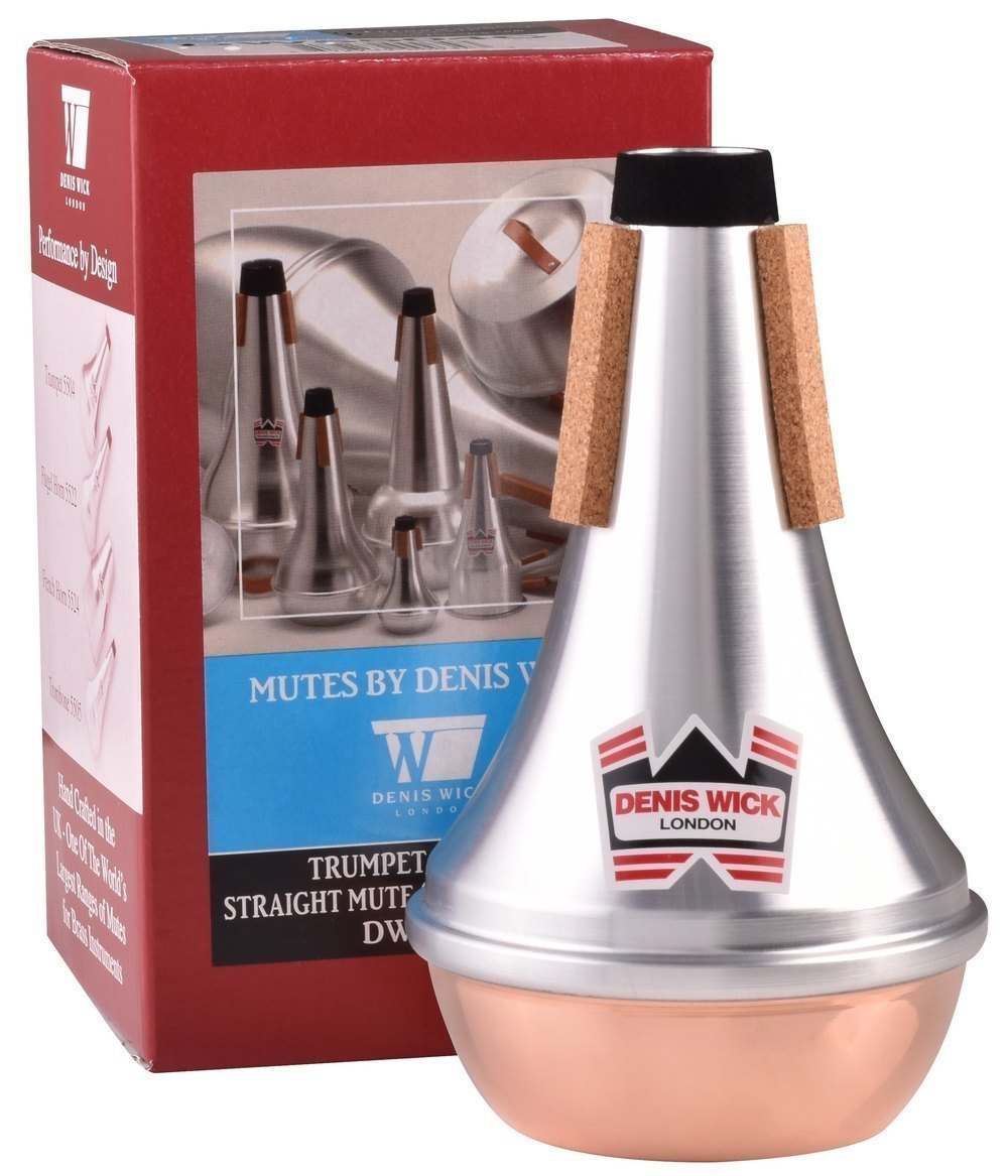 Denis Wick 5504C Straight-Dämpfer für Trompete, Boden aus Kupfer