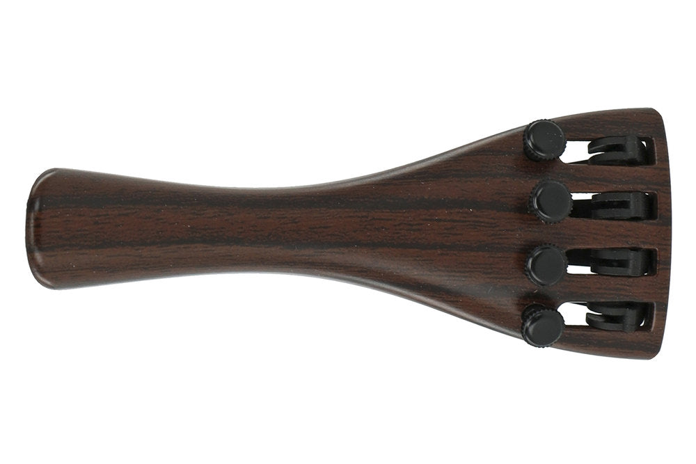 Wittner Saitenhalter für Geigen 1/4, 4 Feinstimmer, Palisanderfarbe