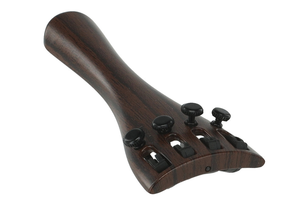 Wittner Saitenhalter für Geigen 1/4, 4 Feinstimmer, Palisanderfarbe