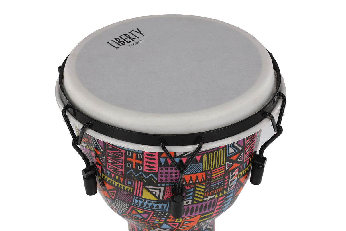 GEWA Djembe Liberty series Mechanisch gestimmt - 10" Abstract