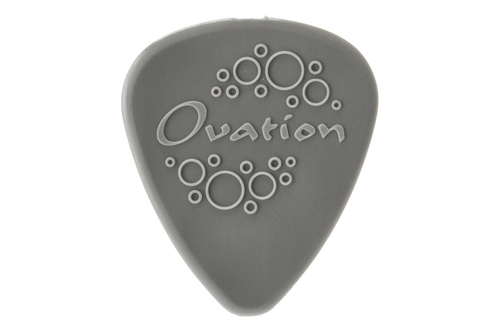 Ovation Diamond Grip Sharp Tip Plektren 1,40 mm, onyx black, 7 Stück