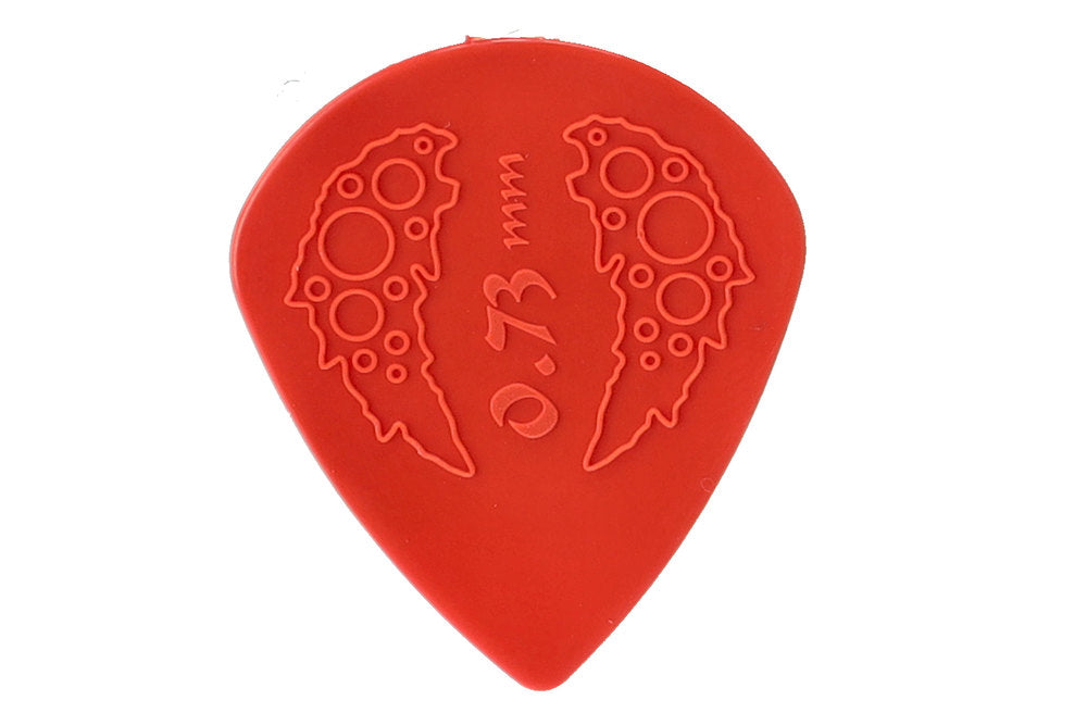 Ovation Diamond Grip Sharp Tip Plektren 0,73 mm, red, 7 Stk.