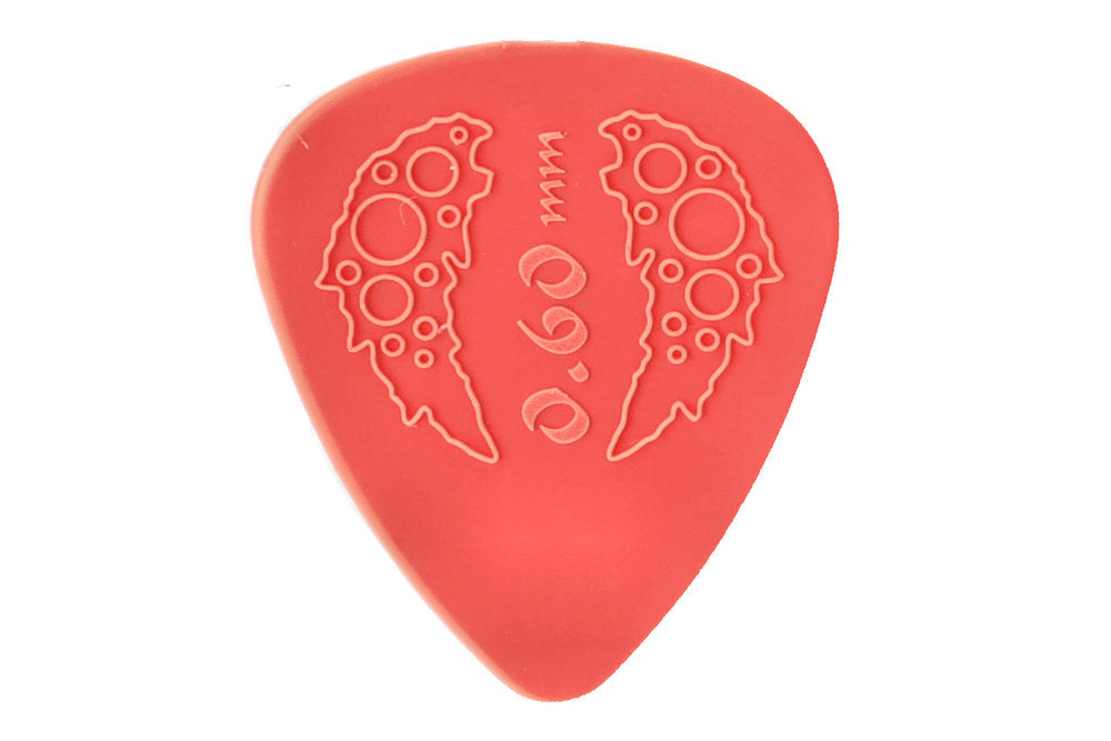Ovation Diamond Grip Sharp Tip Plektren 0,73 mm, red, 7 Stk.