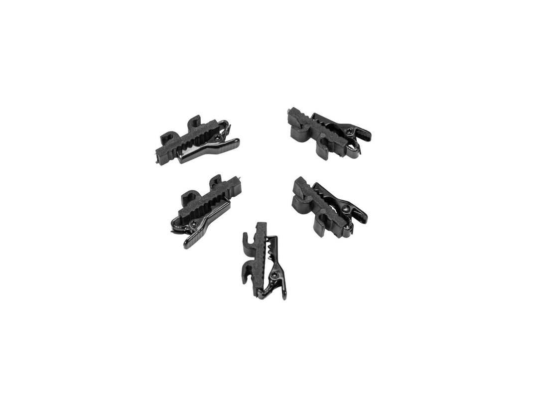 OMNITRONIC Mikrofonkabel-Clip MK2, schwarz 5x