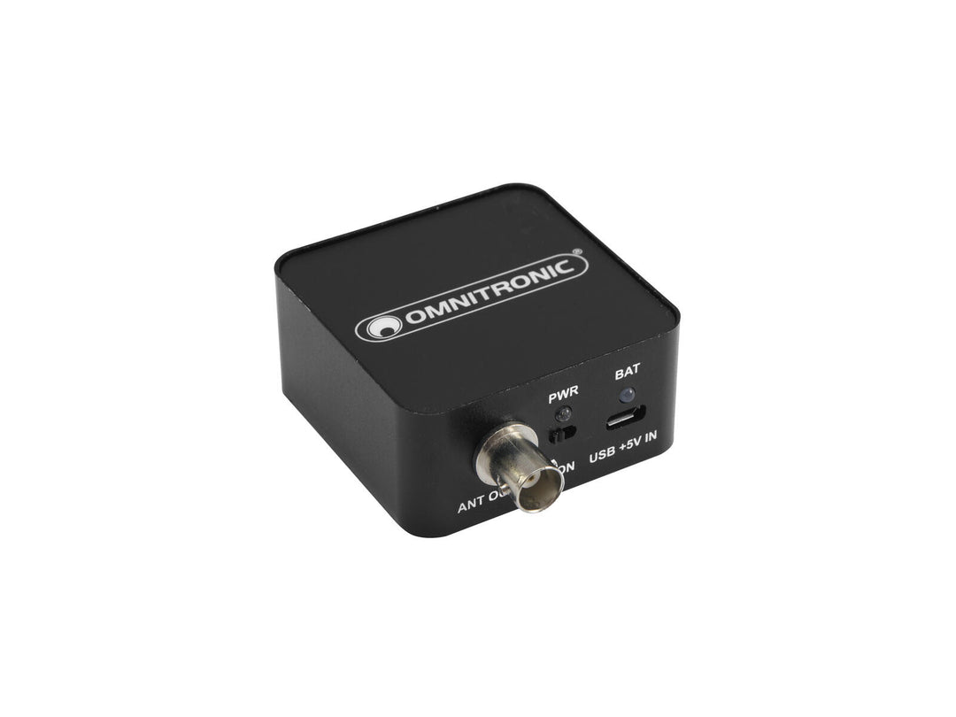 OMNITRONIC AAB-10 Aktiver Antennenverstärker, batteriebetrieben