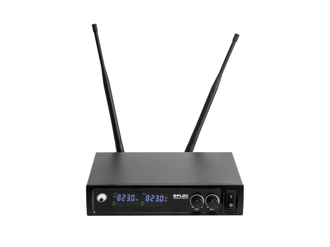 OMNITRONIC UHF E-FLEX 2, Drahtloses Mikrofonsystem 823-832/863-865 MHz