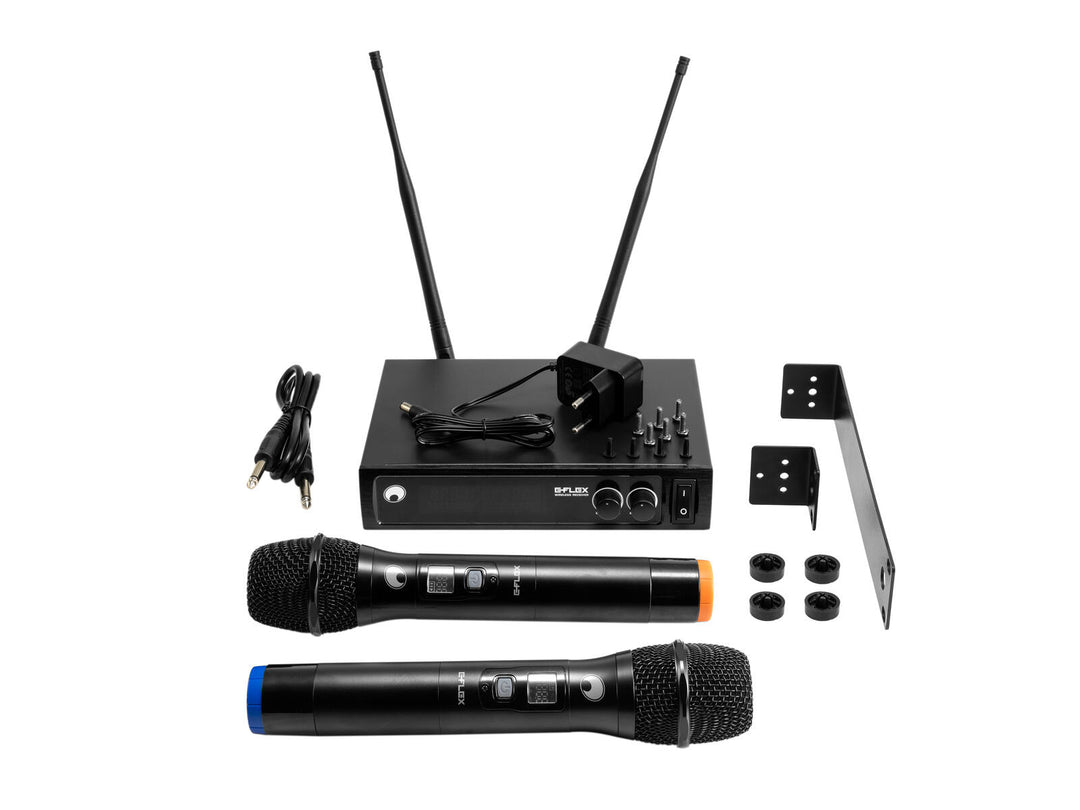 OMNITRONIC UHF E-FLEX 2, Drahtloses Mikrofon-System 559-575 MHz