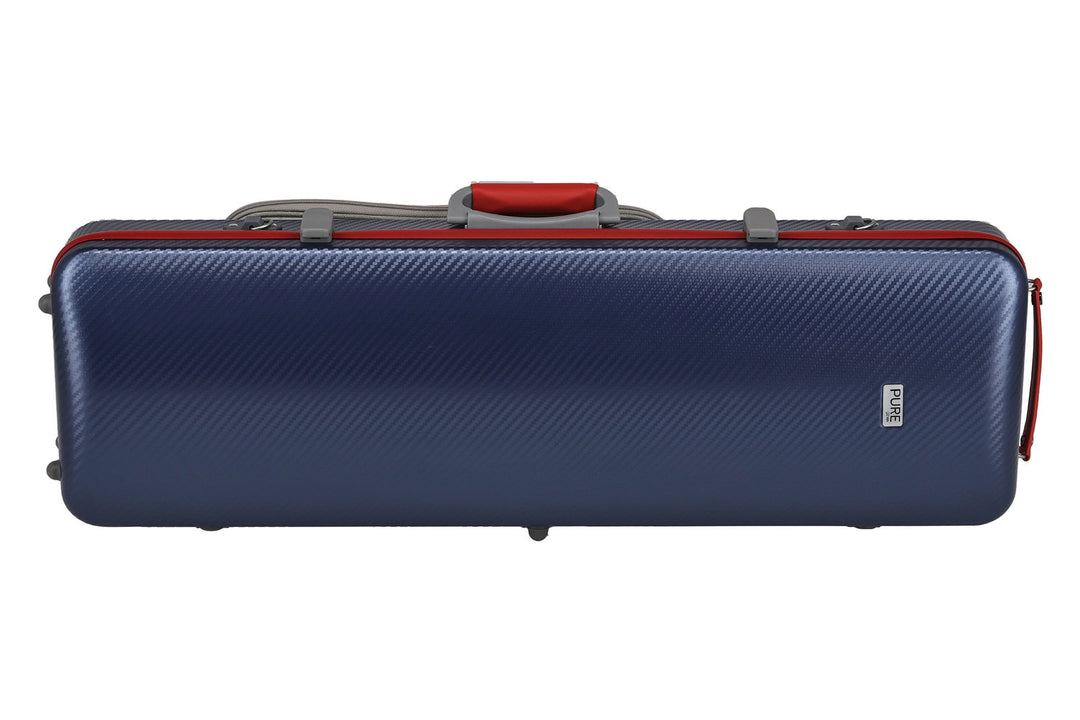 PURE GEWA Geigen case Polycarbonat FUN - 4/4 - 1/2 (Blau / Black)