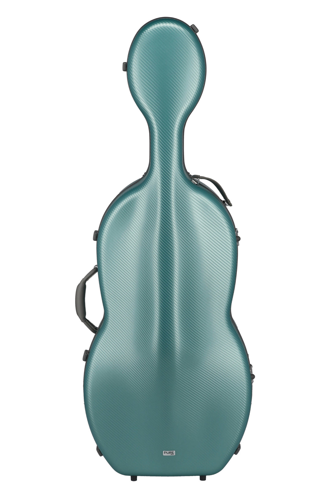 PURE GEWA Cello case Polycarbonate FUN – 4/4 (Green / Black)