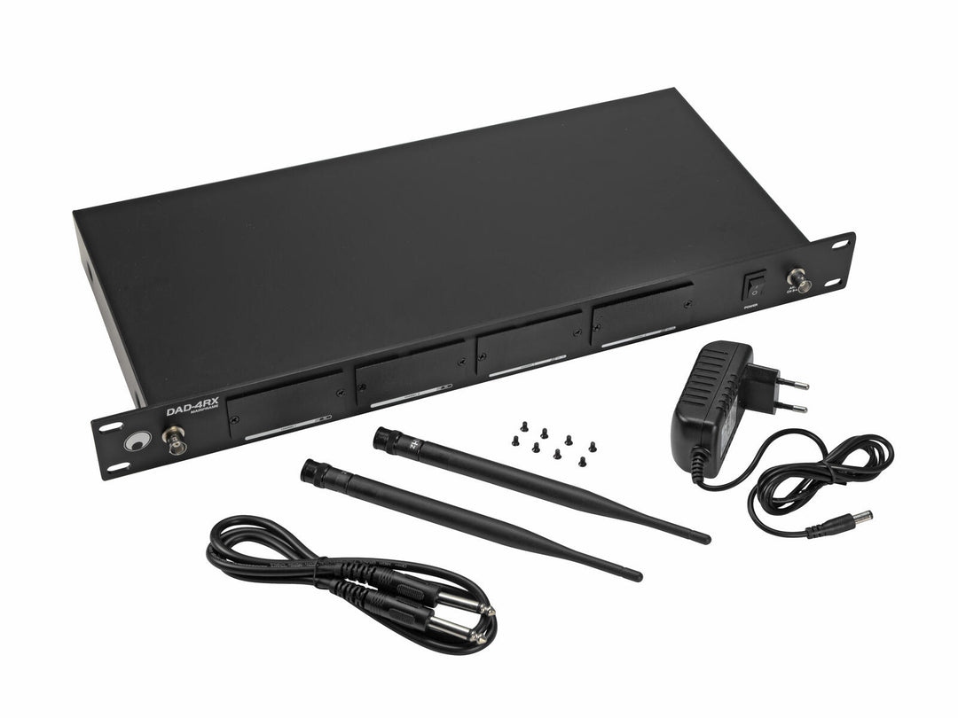 OMNITRONIC DAD-4RX 4-Kanal-Empfängergehäuse für MOM/DAD-Module