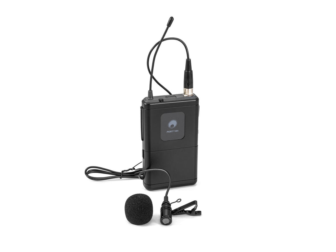 OMNITRONIC PORTY-8A Bodypack + Lavalier-Mikrofon 863.1 MHz