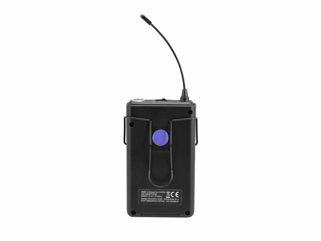 OMNITRONIC WAMS-12 Bodypack inkl. Headset 865MHz