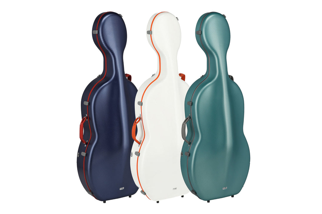 PURE GEWA Cello case Polycarbonate FUN – 4/4 (Blue / Black)