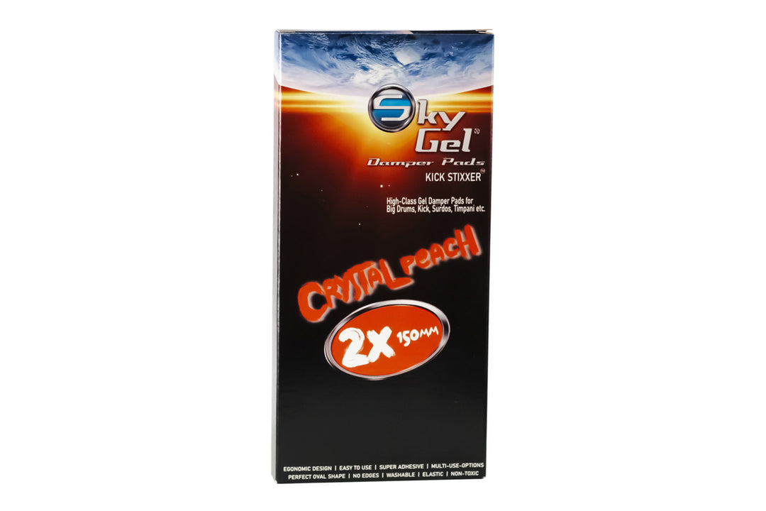 SKY Music Dämpfungspads SkyGel Kick StiXXer - Crystal Peach (SGKICP)