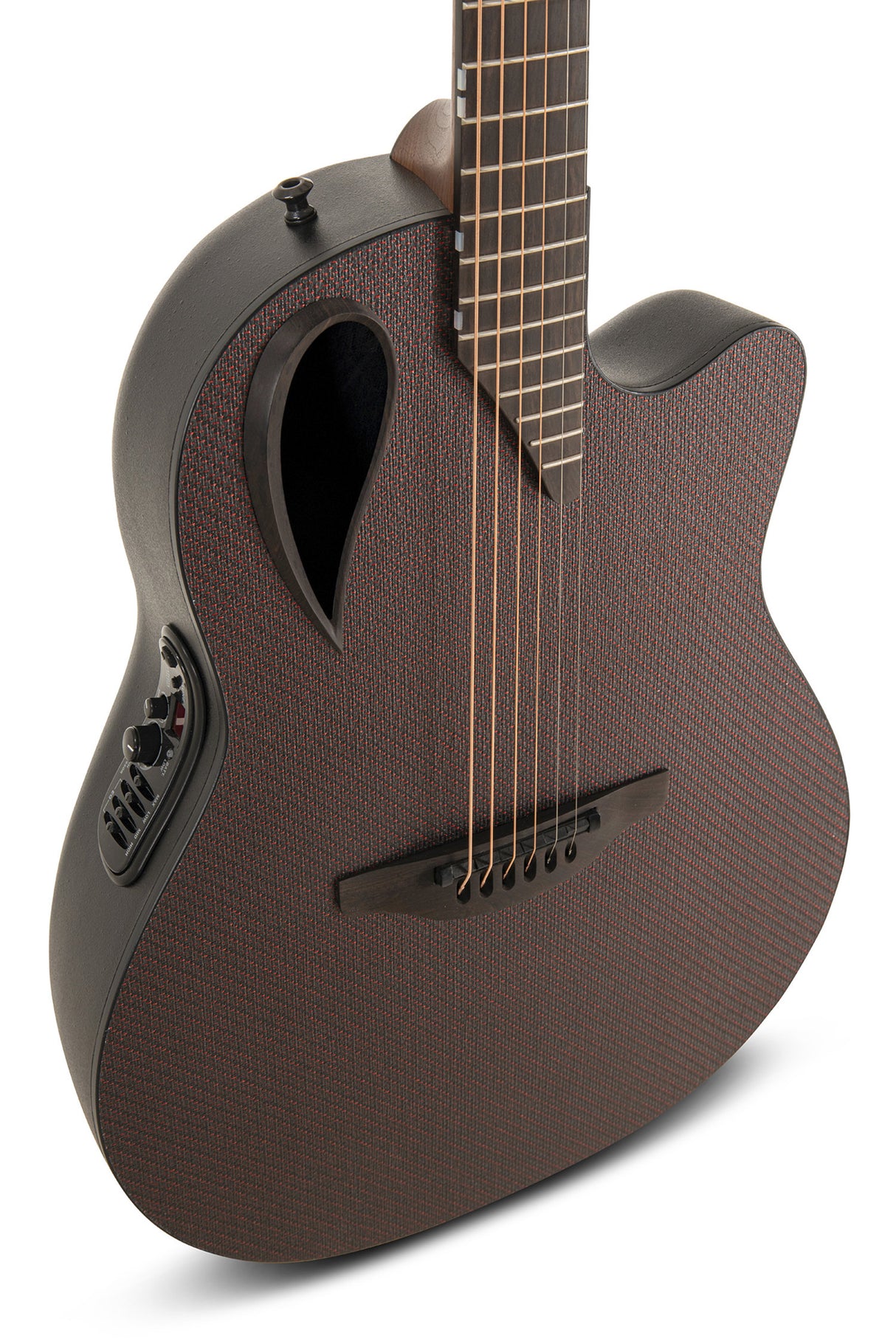 Adamas E-Akustik Gitarren Adamas MD80-NWT Mid-Depth Contour Cutaway - NTW Red Reflection (MD80-2R-G)