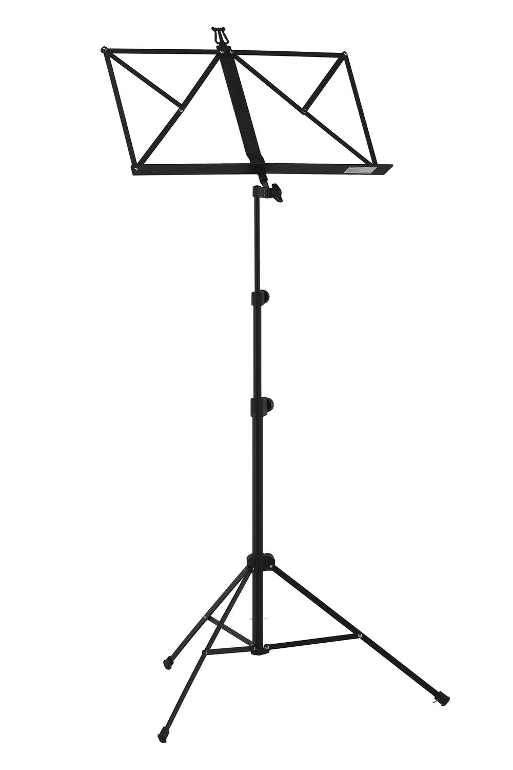 GEWA leichtes Notenpult, schwarz, 50 bis 102 cm, mit Tasche