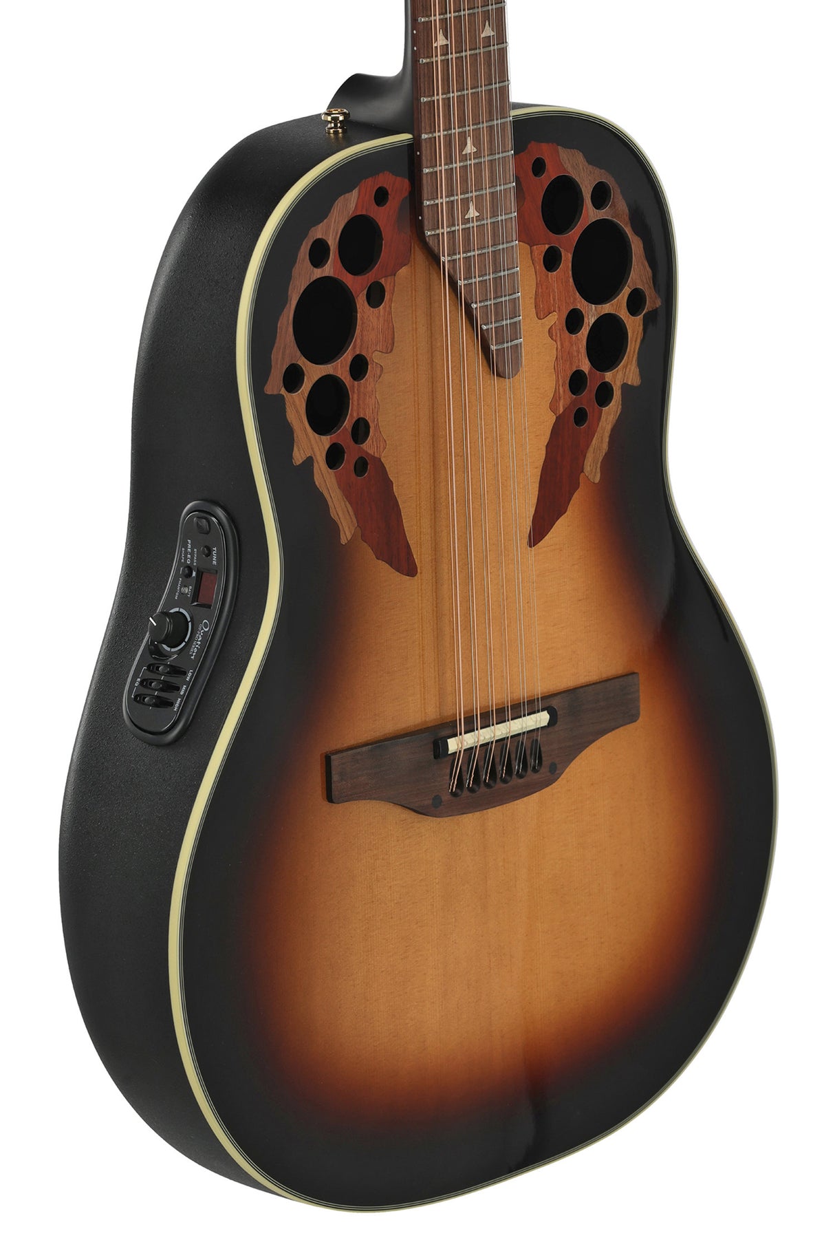 Ovation E-Akustik-Gitarren Pro Series Elite Deep Bowl Non-Cutaway 12-saitig - Sunburst (1758-1-G)