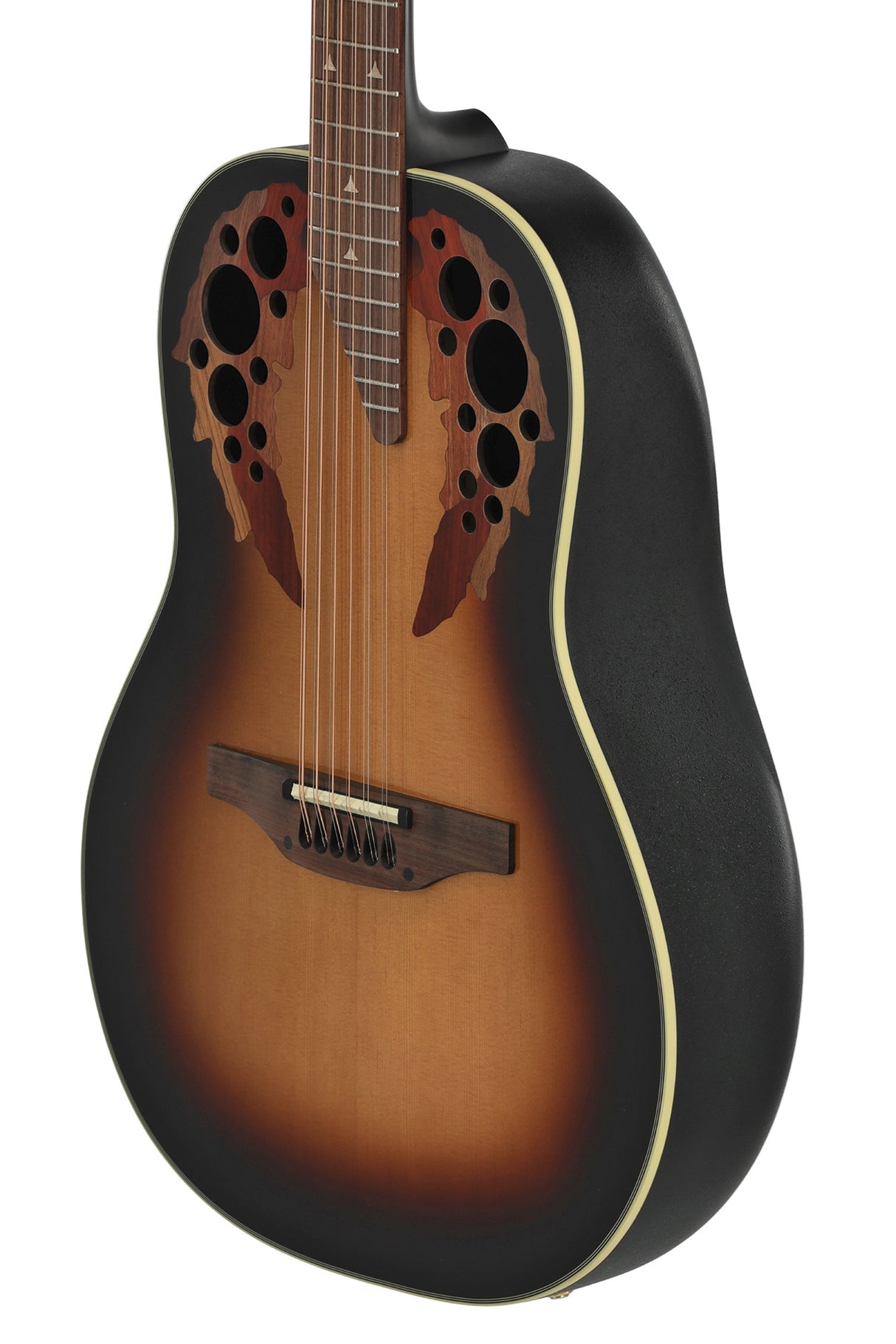 Ovation E-Akustik-Gitarren Pro Series Elite Deep Bowl Non-Cutaway 12-saitig - Sunburst (1758-1-G)