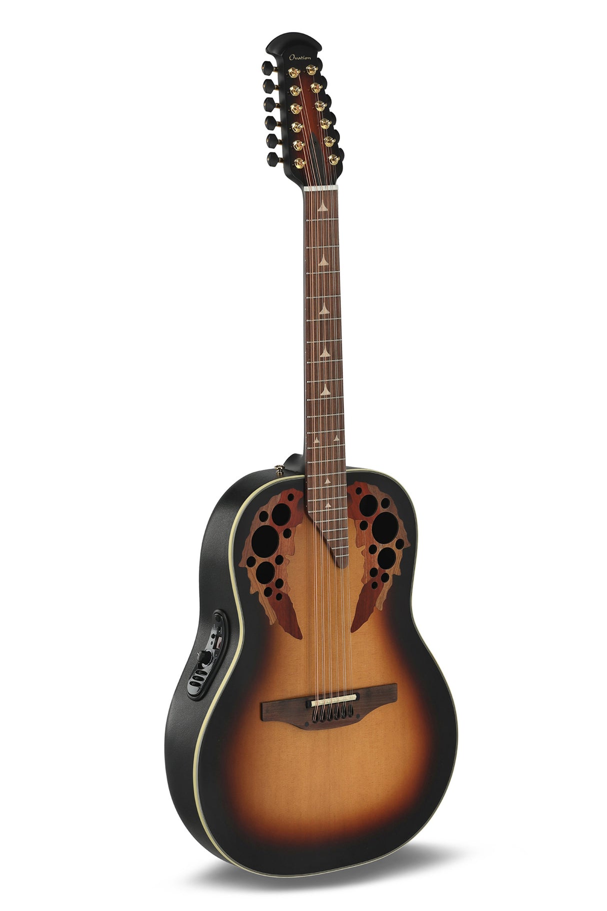 Ovation E-Akustik-Gitarren Pro Series Elite Deep Bowl Non-Cutaway 12-saitig - Sunburst (1758-1-G)