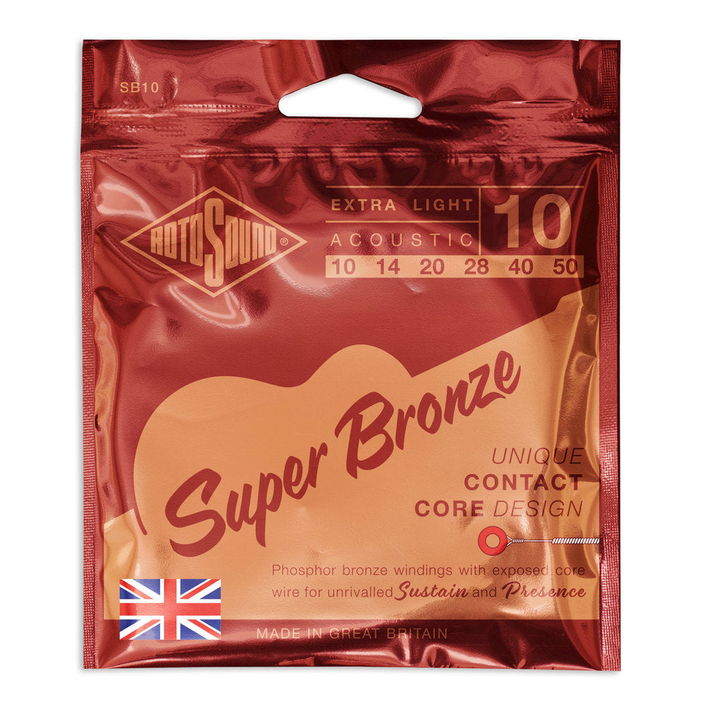 Rotosound Super Bronze SB10 Westerngitarrensaiten 10-50