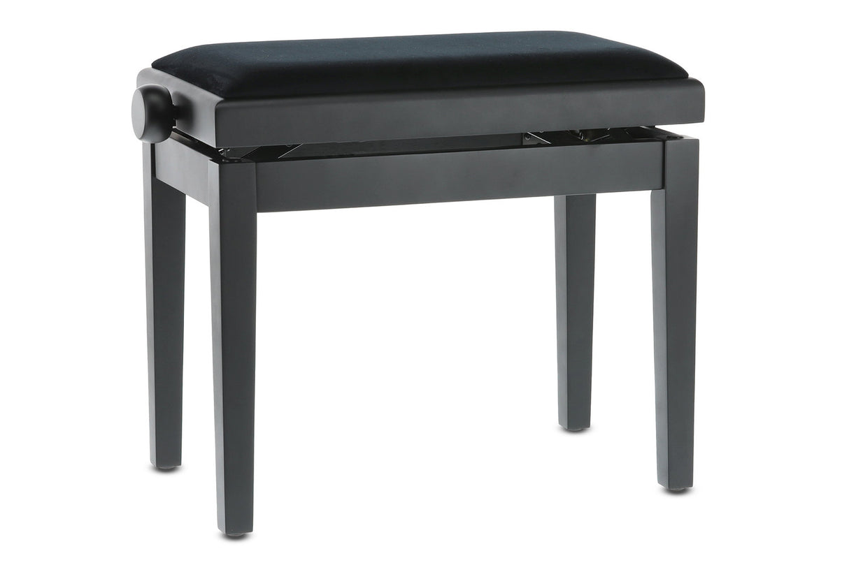 GEWA Piano bench Deluxe - Black matt (Seat black)