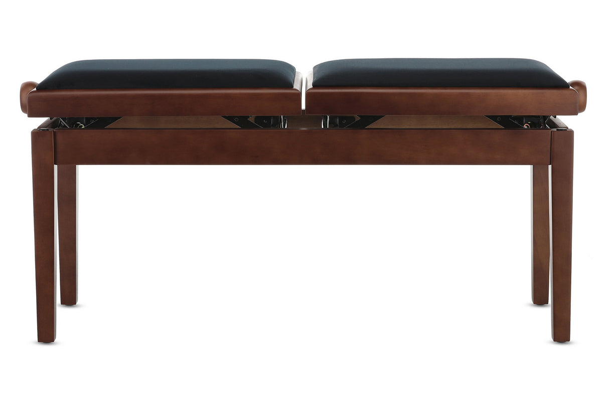 GEWA Piano bench Deluxe Double - Walnut matt
