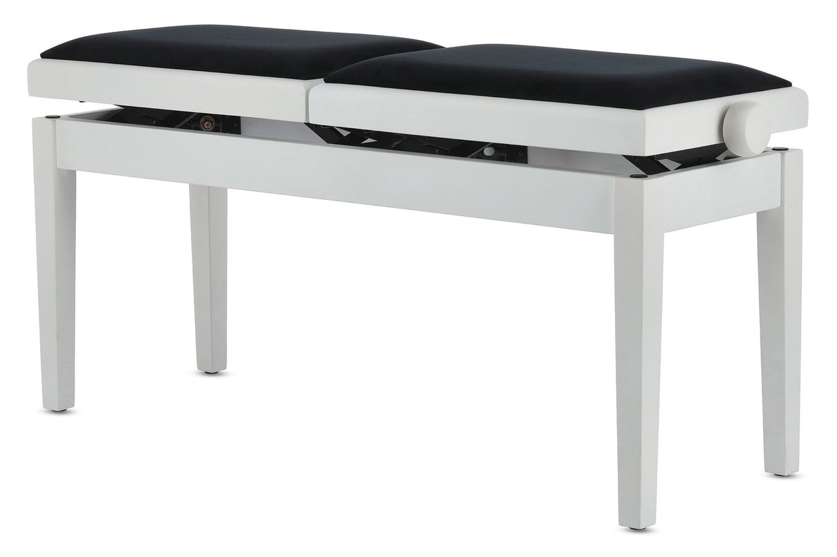 GEWA Klavierbank Deluxe Doppel - White matt