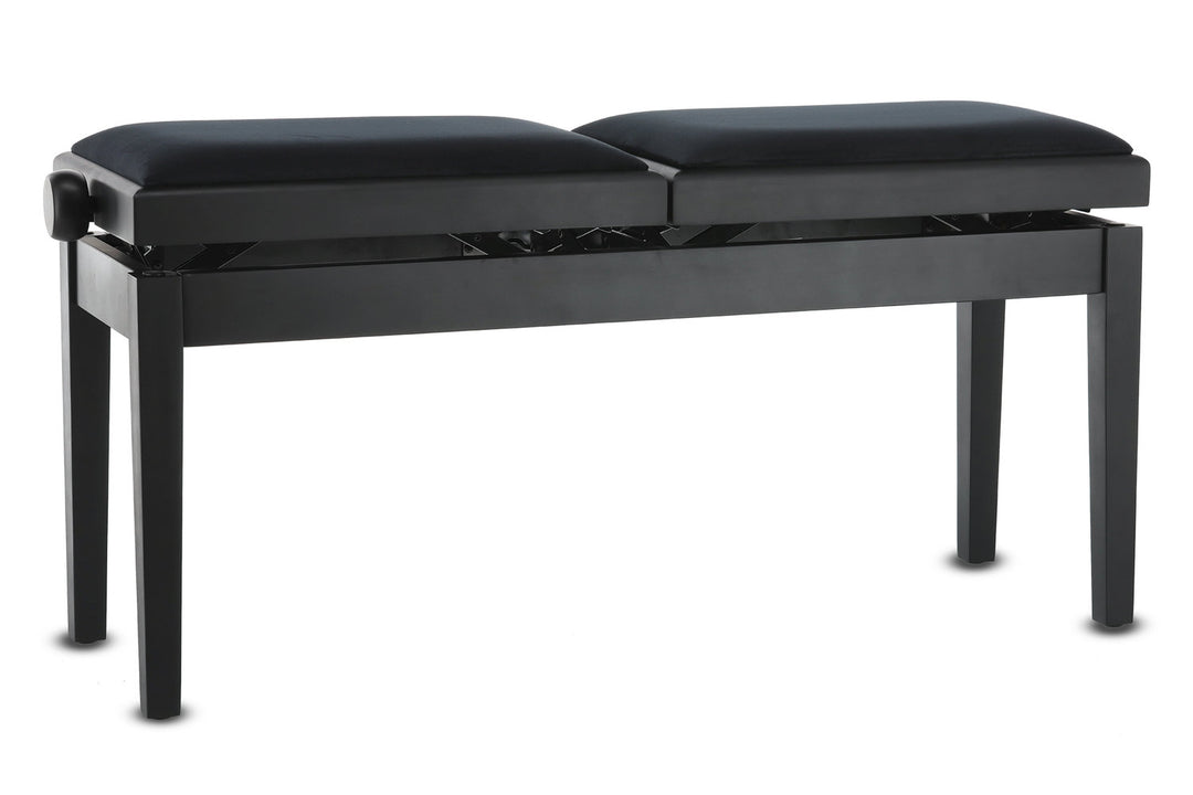 GEWA Klavierbank Deluxe Doppel - Black matt