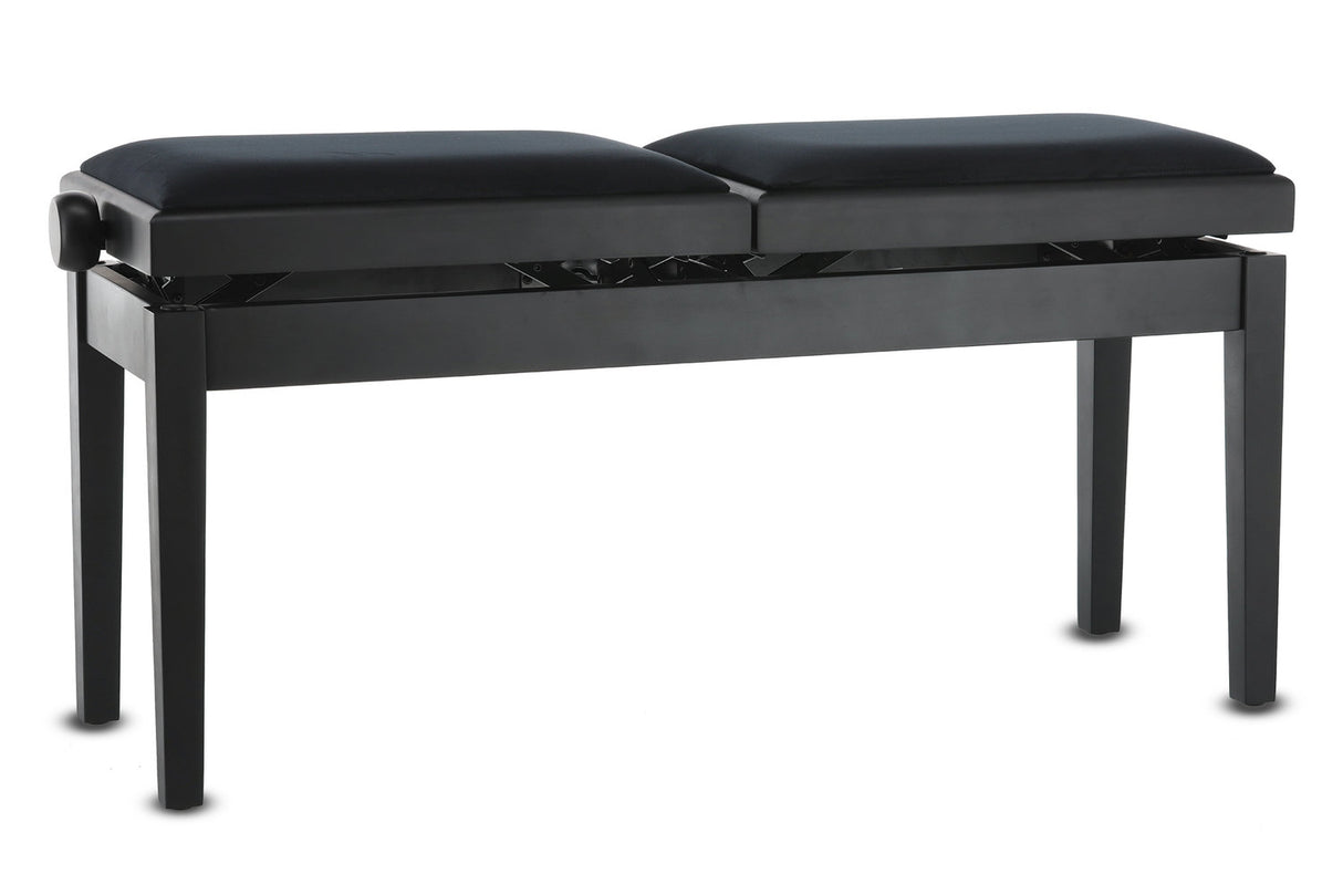 GEWA Klavierbank Deluxe Doppel - Black matt