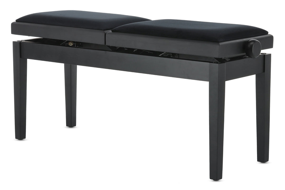 GEWA Klavierbank Deluxe Doppel - Black matt