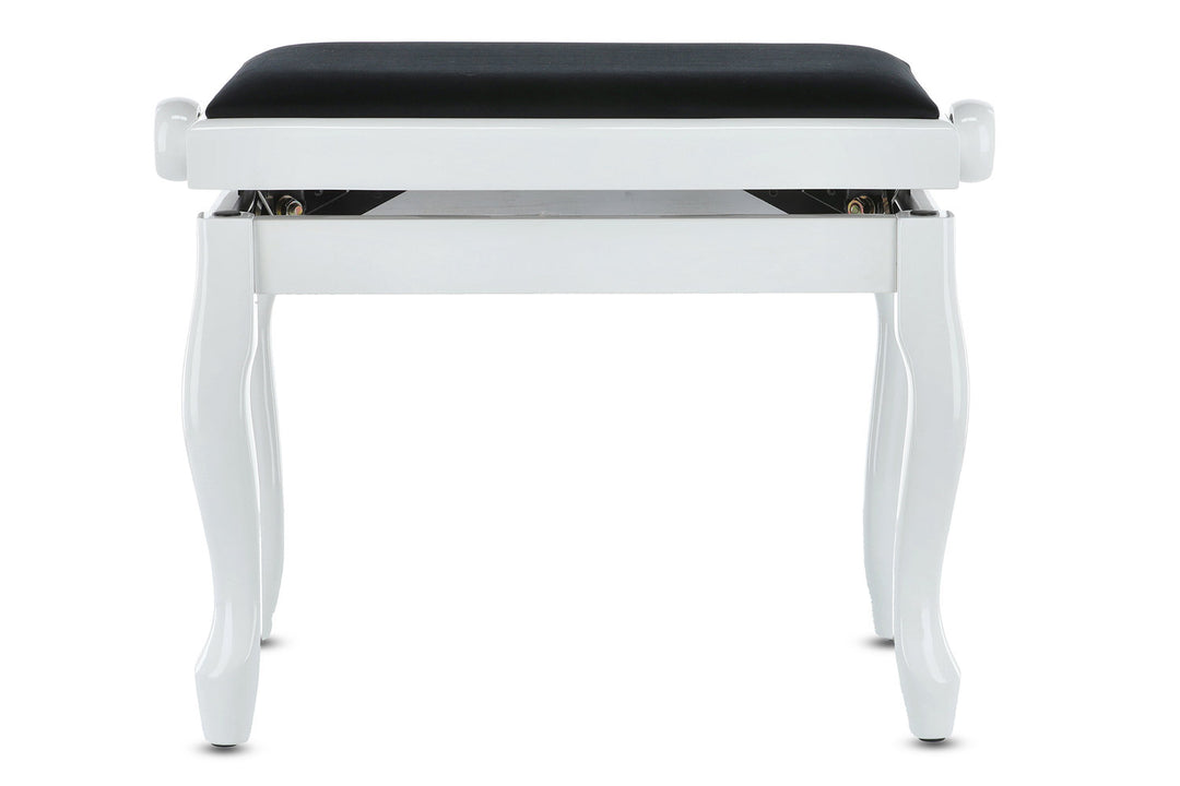 GEWA Klavierbank Deluxe Classic - White hochglanz