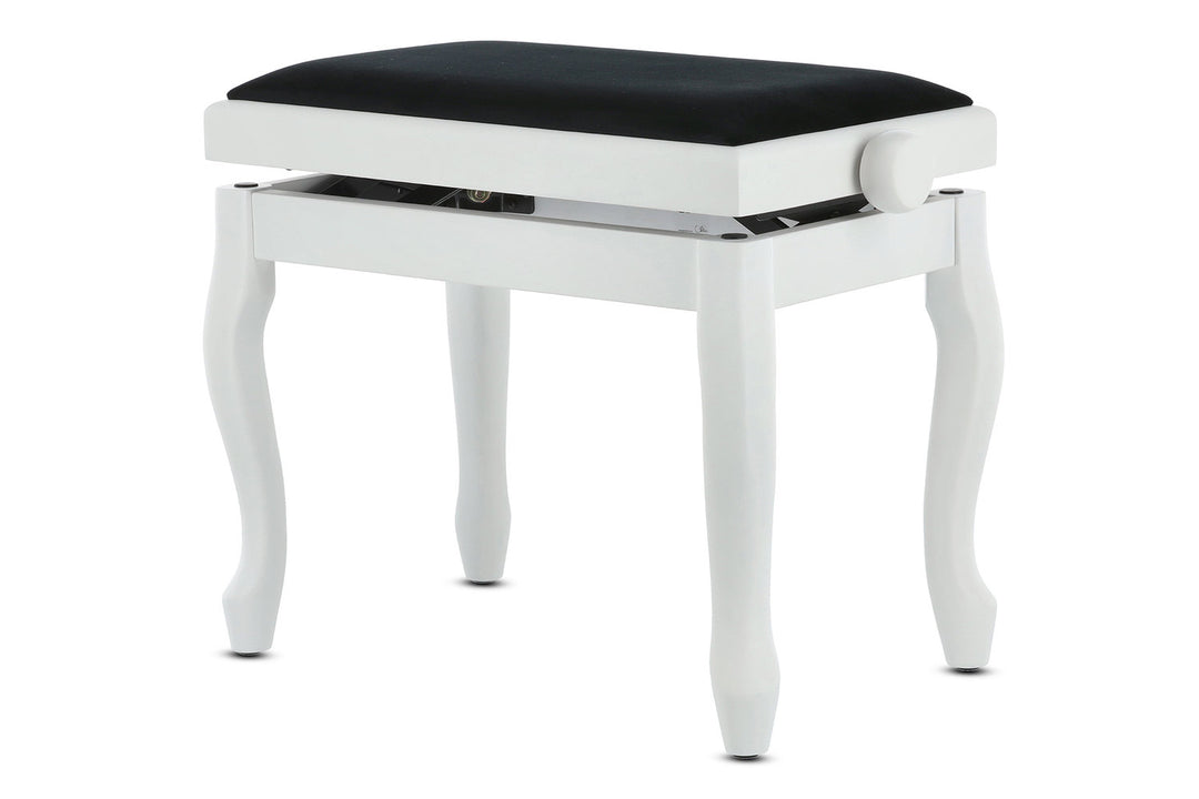 GEWA Klavierbank Deluxe Classic - White matt