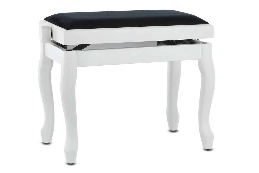 GEWA Klavierbank Deluxe Classic - White matt