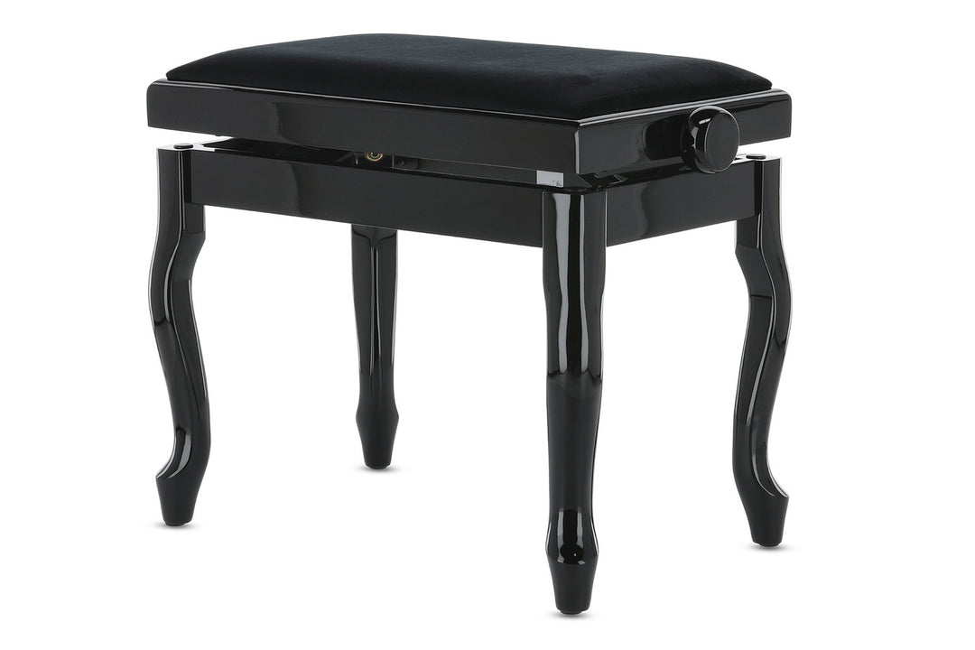 GEWA Klavierbank Deluxe Classic - Black hochglanz