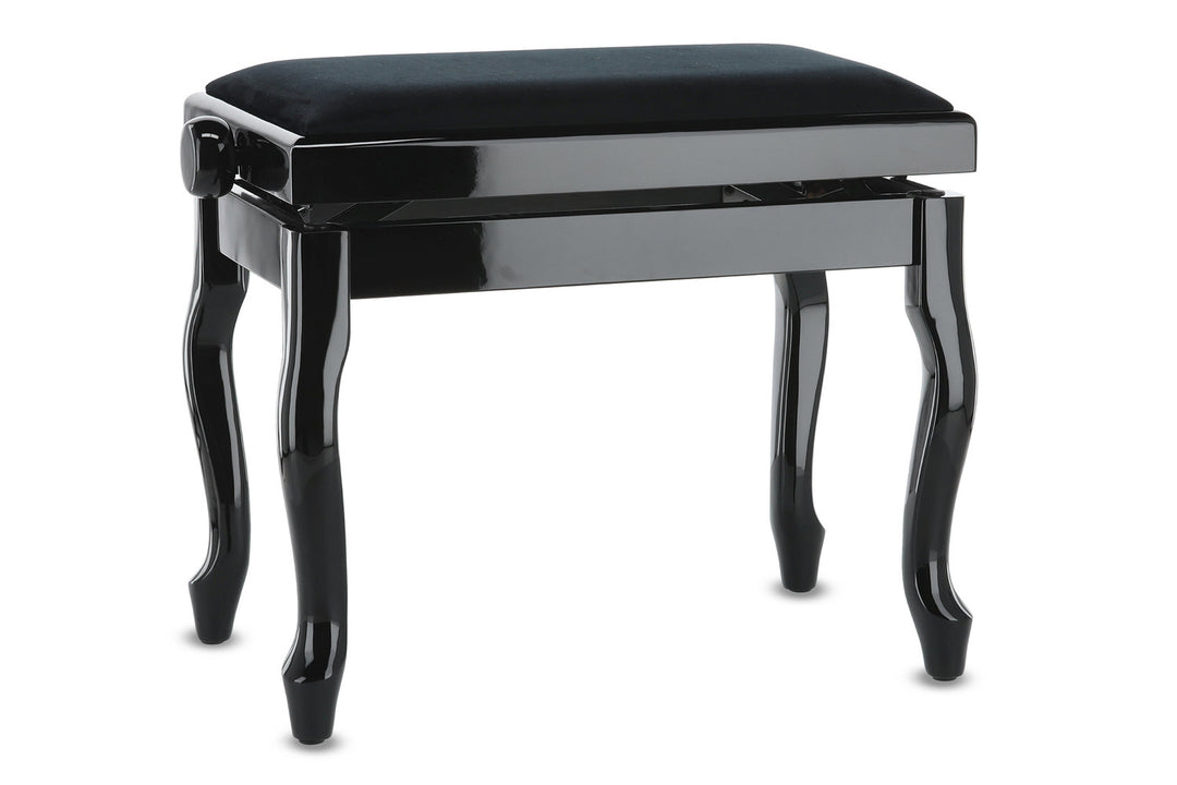 GEWA Klavierbank Deluxe Classic - Black hochglanz