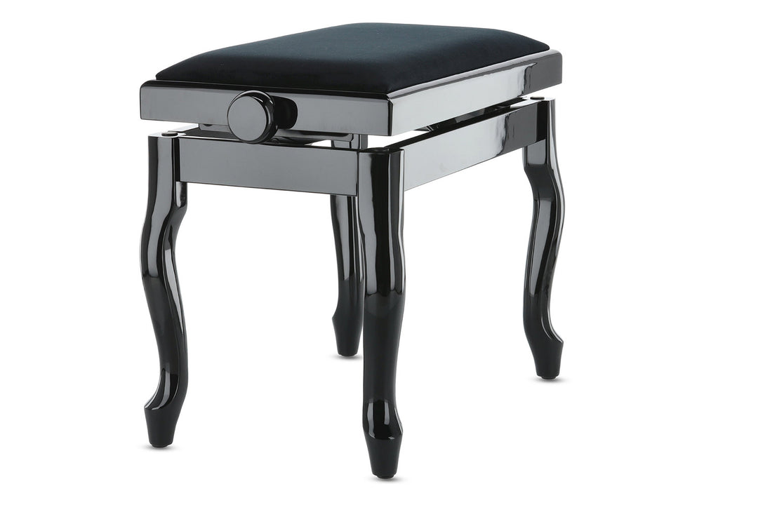 GEWA Klavierbank Deluxe Classic - Black hochglanz
