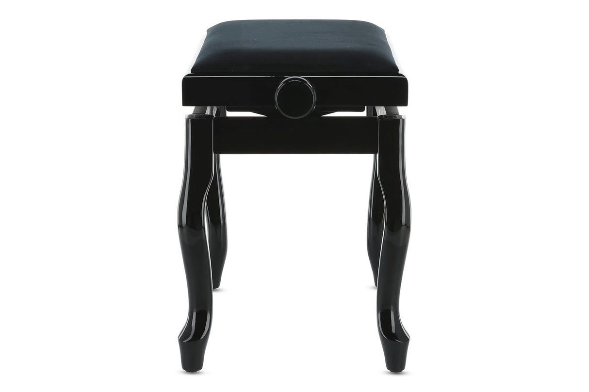 GEWA Piano bench Deluxe Classic - Black highgloss