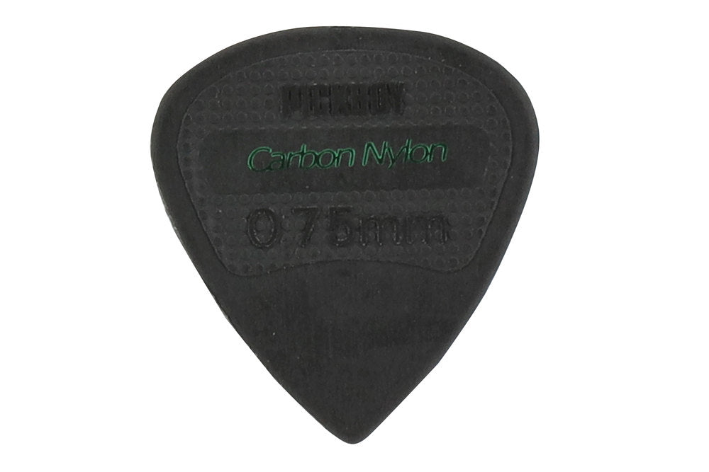 Pick Boy Carbon Nylon Plektren, Edge, 0,75 mm medium, 12 Stück