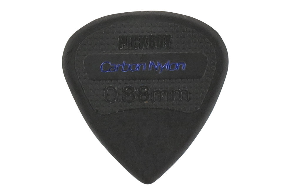 Pick Boy Carbon Nylon Plektren, Edge, 0,88 mm medium, 12 Stück