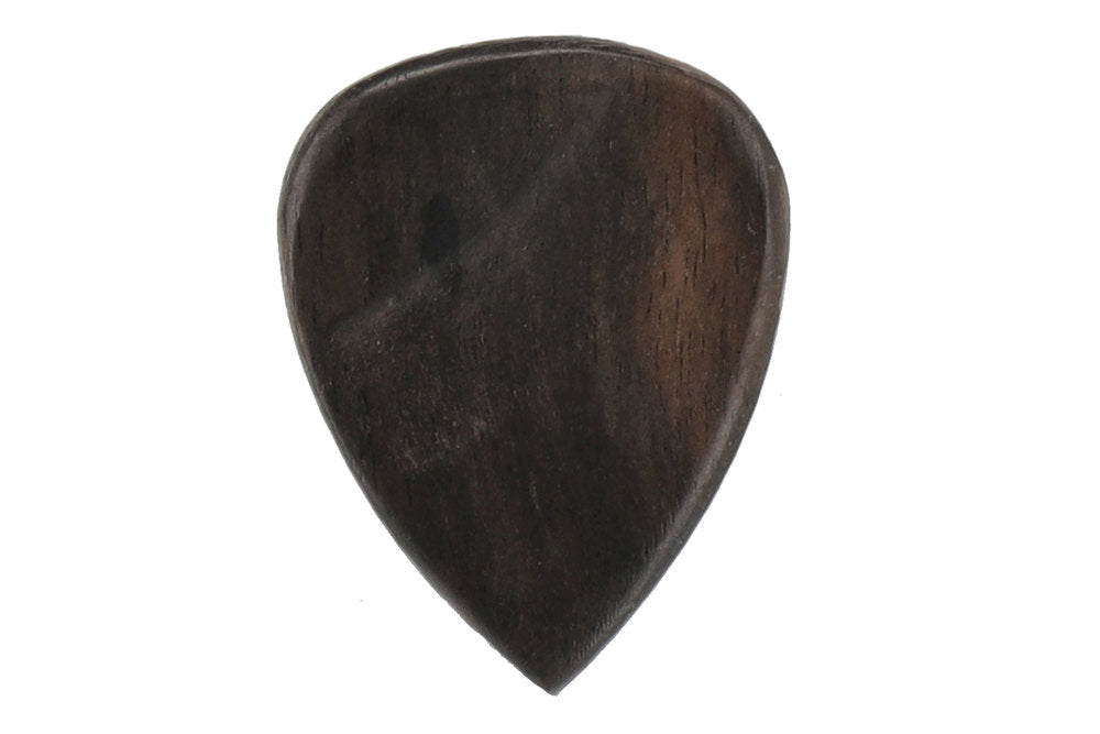 Pick Boy Exotic Plektren aus hartem Ebenholz, 2 Stück