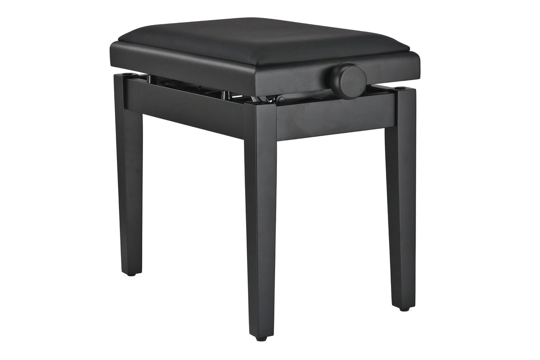 GEWA Klavierbank Deluxe Autolift Vinyl - Black matt (Sitz black)
