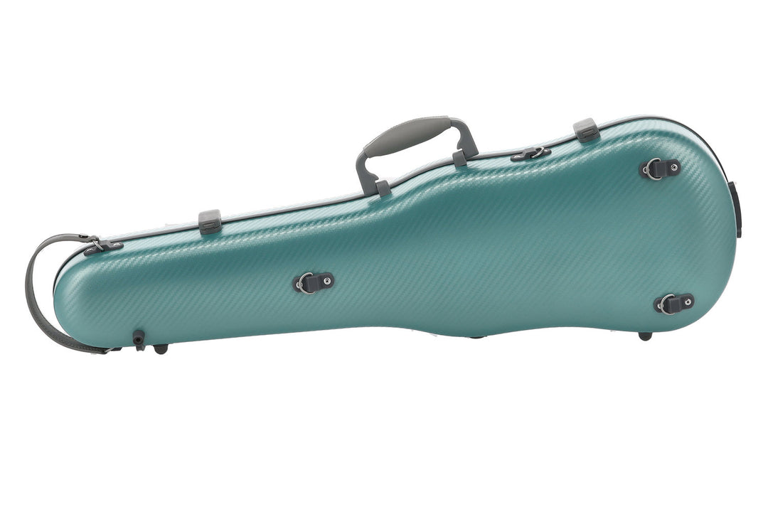 PURE GEWA Formgeformte Geigen cases Polycarbonat FUN - 4/4 - 1/2 (Green / Black)