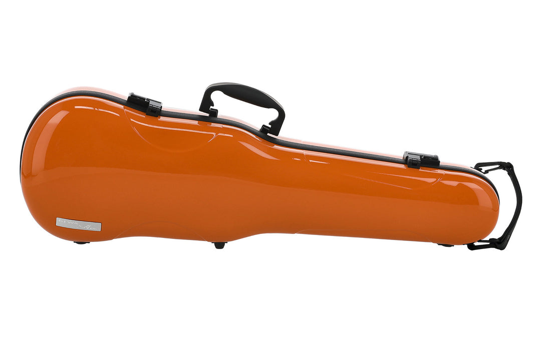 GEWA Formgeformte Geigen cases Air 1.7 - Orange hochglanz (mit Seitenhandgriff)
