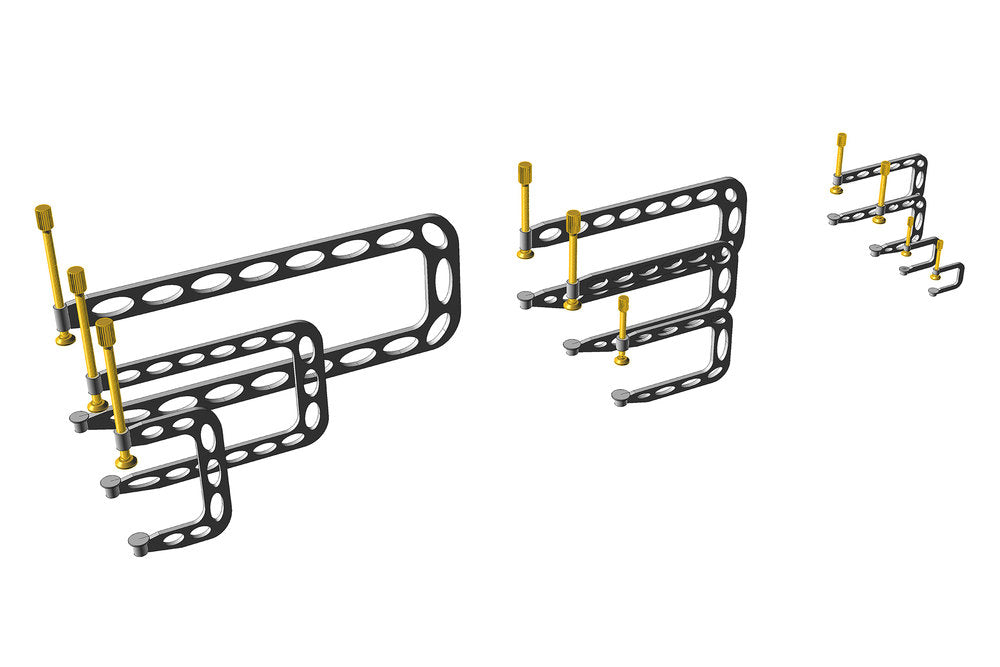GEWA Reparaturklemme aus Stahl, Tiefe 150 mm, Öffnung 75 mm