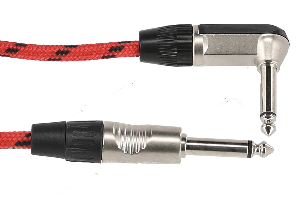GEWA Pro Line Instrumentenkabel 6 m, gerader und abgewinkelter Klinkenstecker
