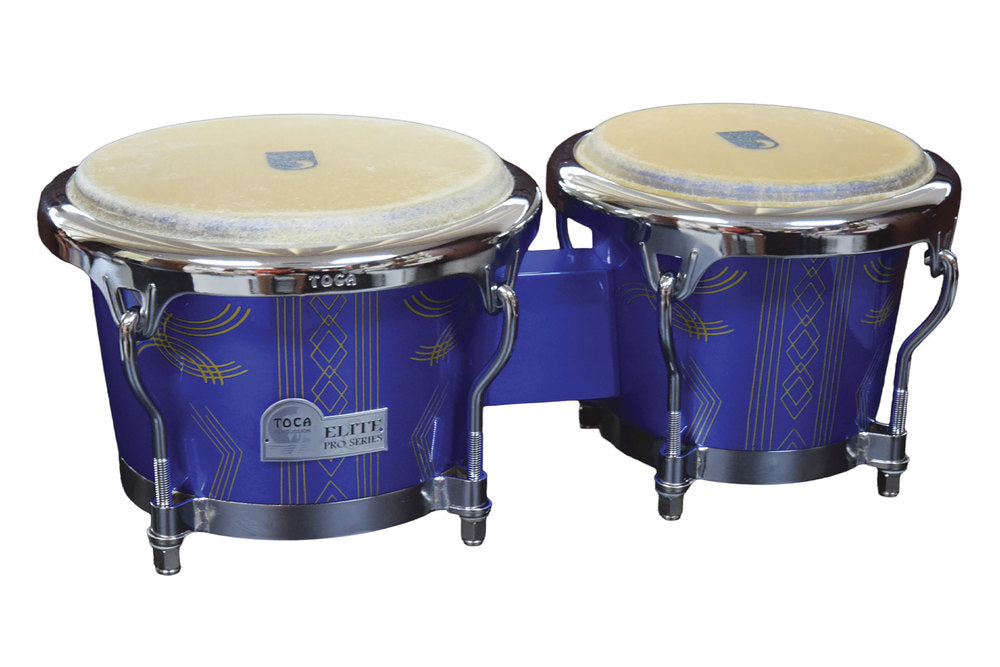 Toca Elite Pro Bongos 7" und 8,5" 3170BI, Blue Impala