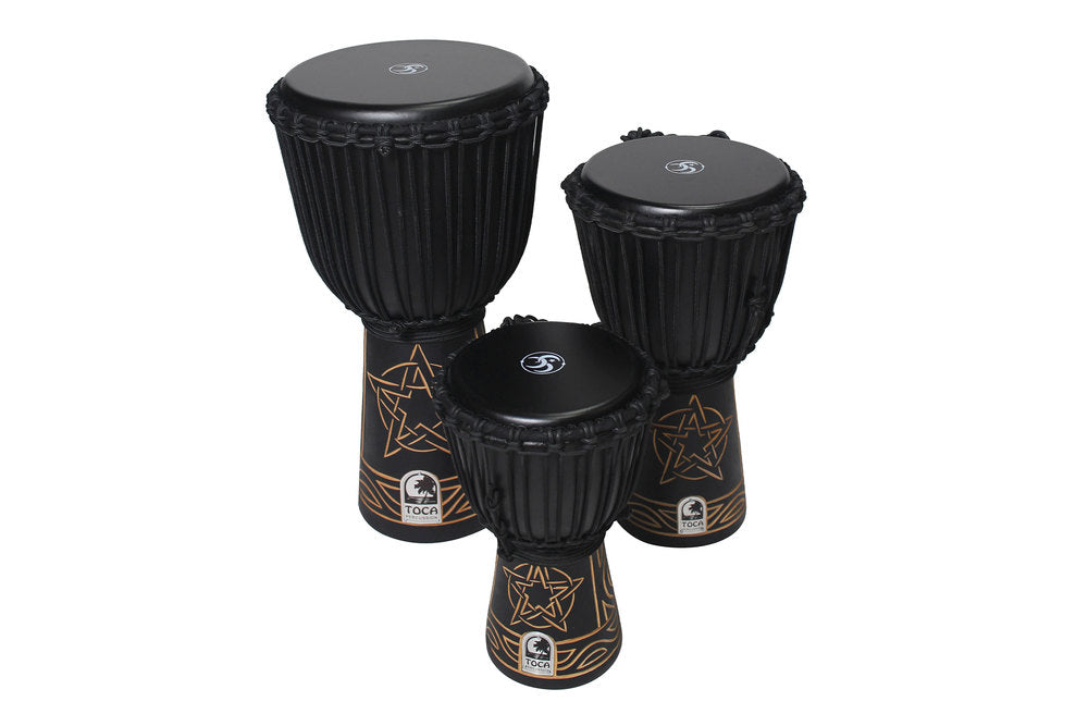Toca Sully Erna Black Mamba djembe 12", Mahagoni und Ziegenfell