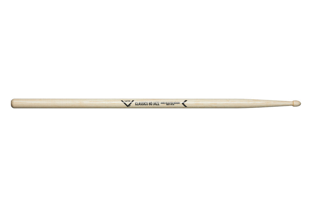 Vater Classics 8D Jazz schlagzeugstöcke, Hickory, Holzspitze