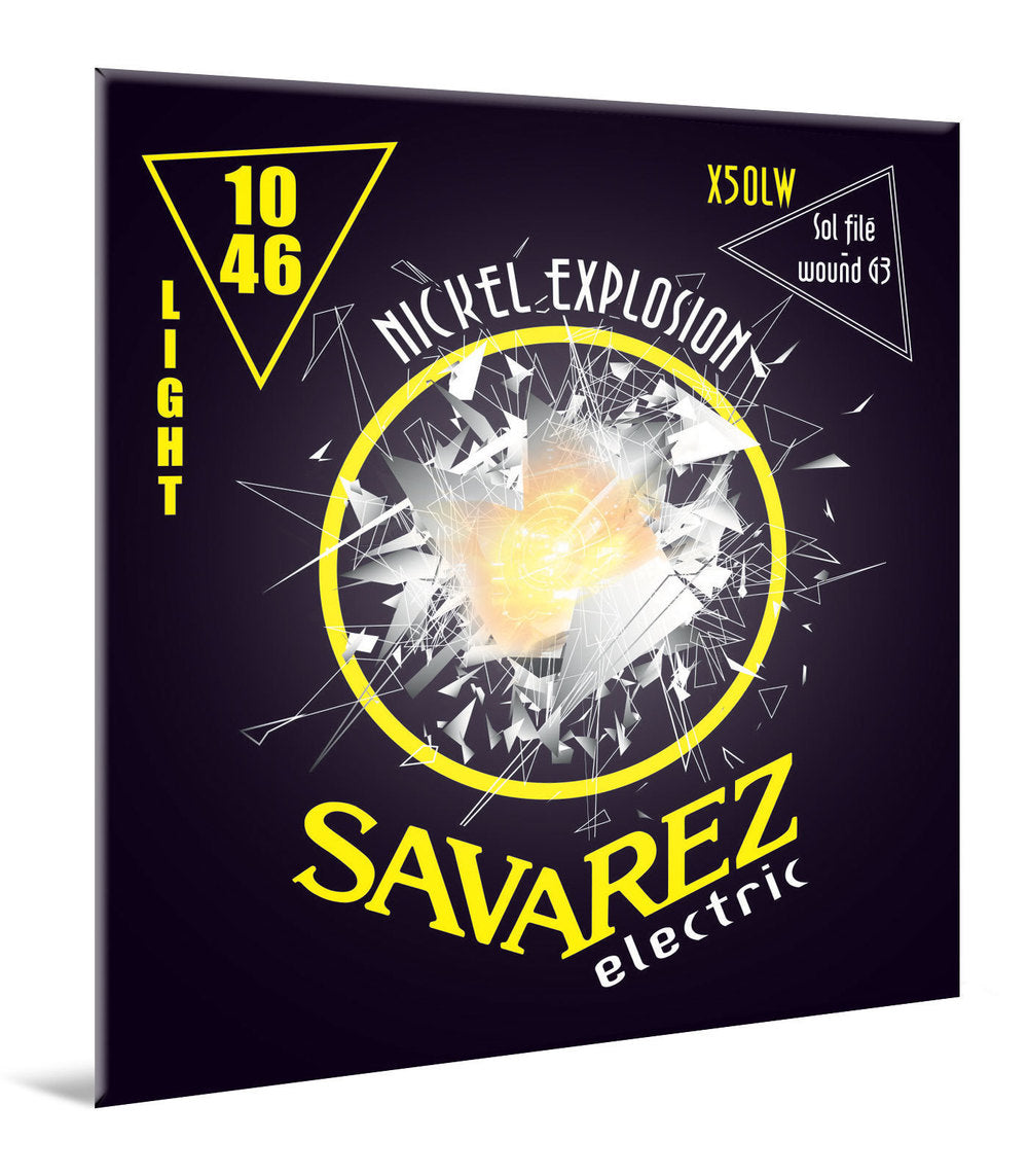 Savarez X50LW Nickel Explosion, light .010 bis .046 mit umsponnener G-Saite